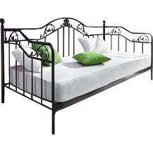 Bild für Day-Bed / Einzelbett / Metallbett "Ella" schwarz