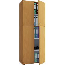 Bild für VCM Büroschrank Lona 914115 Buche B. 70 x H. 184 x T. 40 cm