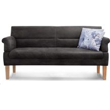 Bild für Cavadore 3-Sitzer Sofa Kira mit Federkern / Sitzbank für Küche