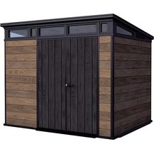 Bild für Keter Kunststoff Gerätehaus Signature Walnuss 9x7 inkl. Fußboden 279 x 218 cm braun Holzoptik