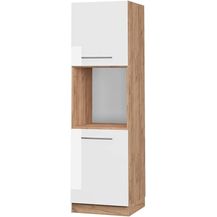 Bild für Herdumbauschrank Fame-Line Weiß Hochglanz 60 cm offen Vicco