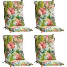 Bild für GO-DE Polsterauflage FRUTTANA, B 50 x L 110 cm, Mehrfarbig, 4er Set, (Set, 4 St)