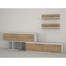 Bild für Wohnwand Maximus Weiß Safir