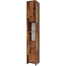 Bild für Badschrank Kiko Eiche rustikal 30 x 190 cm Vicco