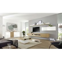 Bild für 99rooms Keymen V Wohnzimmerset Weiß Hochglanz