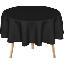 Bild für Tischdecke Rund 178 cm Schwarz
