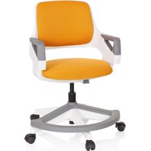 Bild für hjh OFFICE 640490 Kinder- und Jugendstuhl Kid Flex Stoff Orange mitwachsender Drehstuhl