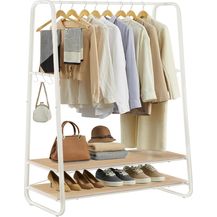 Bild für Vasagle Kleiderständer mit 2 Ablagen und 6 Haken