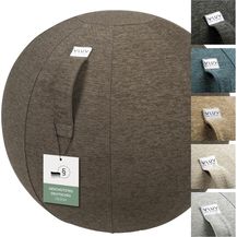 Bild für VLUV STOV Stoff-Sitzball, ergonomisches Sitzmöbel für Büro und Zuhause, Farbe: Greige (grau)