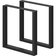 Bild für Tischbeine Schwarz 70 x 72 cm Quadratisch Vicco