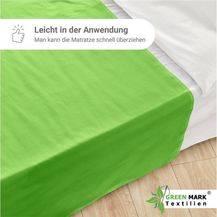 Bild für NatureMark Bettlaken klassisches Betttuch Haustuch, 100% Baumwolle, Gummizug: ohne, (1 Stück)