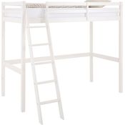 Lüttenhütt Kinderbett Alpi, Kiefernholz, Inklusive Leiter und Lattenrost, Liegefläche 90x200 cm