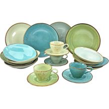 Bild für CreaTable 19924 Kombiservice Nature Collection für 4 Personen, Steinzeug, mehrfarbig (1 Set, 20-teilig)