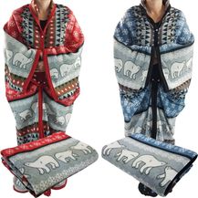 Bild für Wohndecke Waidmeister Kuscheldecke mit Ärmeln Eisbären 150x170 cm
