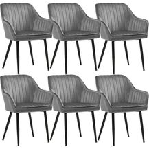 Bild für Songmics Esszimmerstuhl mit Armlehnen