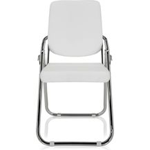 Bild für hjh OFFICE Besucherstuhl Konferenzstuhl ESTO Kunstleder Weiß