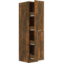Bild für vidaXL Apothekerschrank Räuchereiche 30 x 42,5 x 150 cm Holzwerkstoff