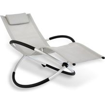 Bild für Leco Schaukelstuhl natur Sonnenliege Gartenstuhl Gartenliege Garten Stuhl Liege