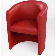 Bild für Cocktailsessel Design Sessel Clubsessel Loungesessel Club Möbel Bürosessel Praxismöbel Farbe rot Neu