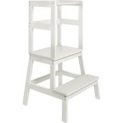 BOMI® Vario Lernturm Kinder Schemel Swubi aus Holz I Lerntower für Kinder ab dem Stehalter | Tower Küche Kindermöbel Learning Tower I Mehr Sicherheit bei Kindererziehung