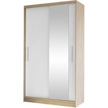 Bild für Schiebetürenschrank Margite VI (Farbe: Sonoma Eiche / Weiß)