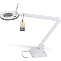 Bild für Lumeno LED Lupenleuchte 7218GR Lupenlampe mit 127 mm Echtglaslinse
