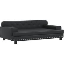 Bild für vidaXL Kindersofa Schwarz 90x53x30 cm Kunstleder 3196287