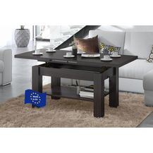 Bild für designimpex Couchtisch Design Couchtisch Tisch Astoria höhenverstellbar ausziehbar Esstisch