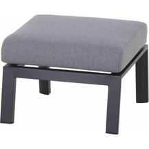 Bild für Siena Garden Loungehocker Valencia Aluminium salt&pepper J53780
