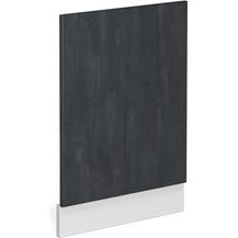 Bild für Frontblende R-Line Schwarz Beton 45 cm ohne Arbeitsplatte Vicco