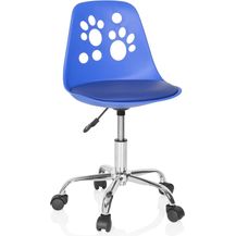 Bild für hjh OFFICE 742005 Kinderdrehstuhl Fancy I Kunstleder Blau mitwachsender Drehstuhl im peppigen Design
