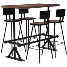 Bild für vidaXL Bar-Set 5-tlg. Altholz Massiv 245395