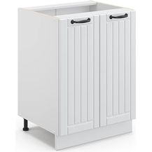 Bild für Küchenunterschrank Fame-Line Weiß Landhaus 60 cm ohne Arbeitsplatte Vicco