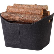 Bild für TrendLine Holzkorb Filz Kaminholzkorb Brennholzkorb Feuerholzkorb Allzweckkorb