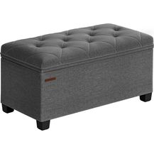 Bild für SONGMICS Sitzbank mit Stauraum Sitztruhe Aufbewahrungsbox faltbar gepolstert