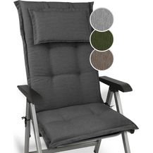 Bild für Beautissu HighLux HL Hochlehner Auflage 120 x 50 x 7 cm Anthrazit