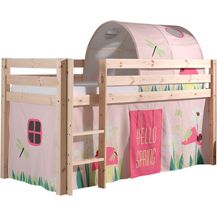 Bild für Spielbett Pino mit Textilset Vorhang und Tunnel "Spring"