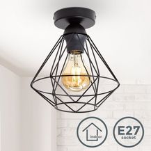 Bild für B.K.Licht Deckenleuchte Retro Deckenlampe Draht 1-flammig max. 40 Watt