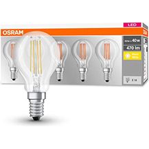 Bild für OSRAM LED-Lampe E14 P40 4W Filament warmweiß