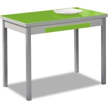 Bild für ASTIMESA Küchentisch mit grünen Glasflügeln