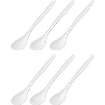Bild für Westmark Eierlöffel, Kunststoff, 14,5 cm, wiederverwendbar, Mehrweg, weiß (6er Pack)