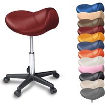 Bild für Sattelhocker/Sattelstuhl mit PU Rollen für alle Böden