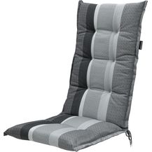 Bild für Madison C453 Hochlehner Gartenstuhl Auflagen 120x50x8cm grau Streifen