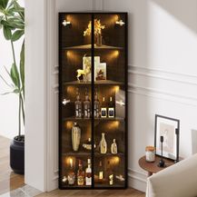 Bild für Merax 160cm LED-Glasvitrine