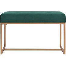 Bild für vidaXL Bank 80 cm Grün Samt 247555