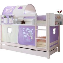 Bild für Etagenbett "Marcel" 90x200 Kiefer massiv weiß