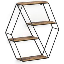 Bild für Wandregal Fyrk Antikholz 51 x 52 cm Eckform Vicco