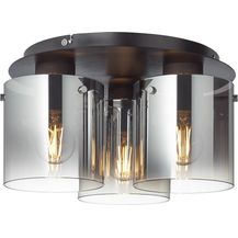Bild für Brilliant Leuchten No. 75593-20 LED Deckenleuchte Beth 3-flg Kaffee Rauchglas