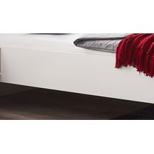 Bild für Bettanlage VALENCIA weiß graphit Glas grey LED 180x200