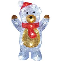 Bild für Deuba LED Acryl Figur Außen Teddy stehend beleuchtet Weihnachtsdeko Weihnachten Weihnachtsfigur